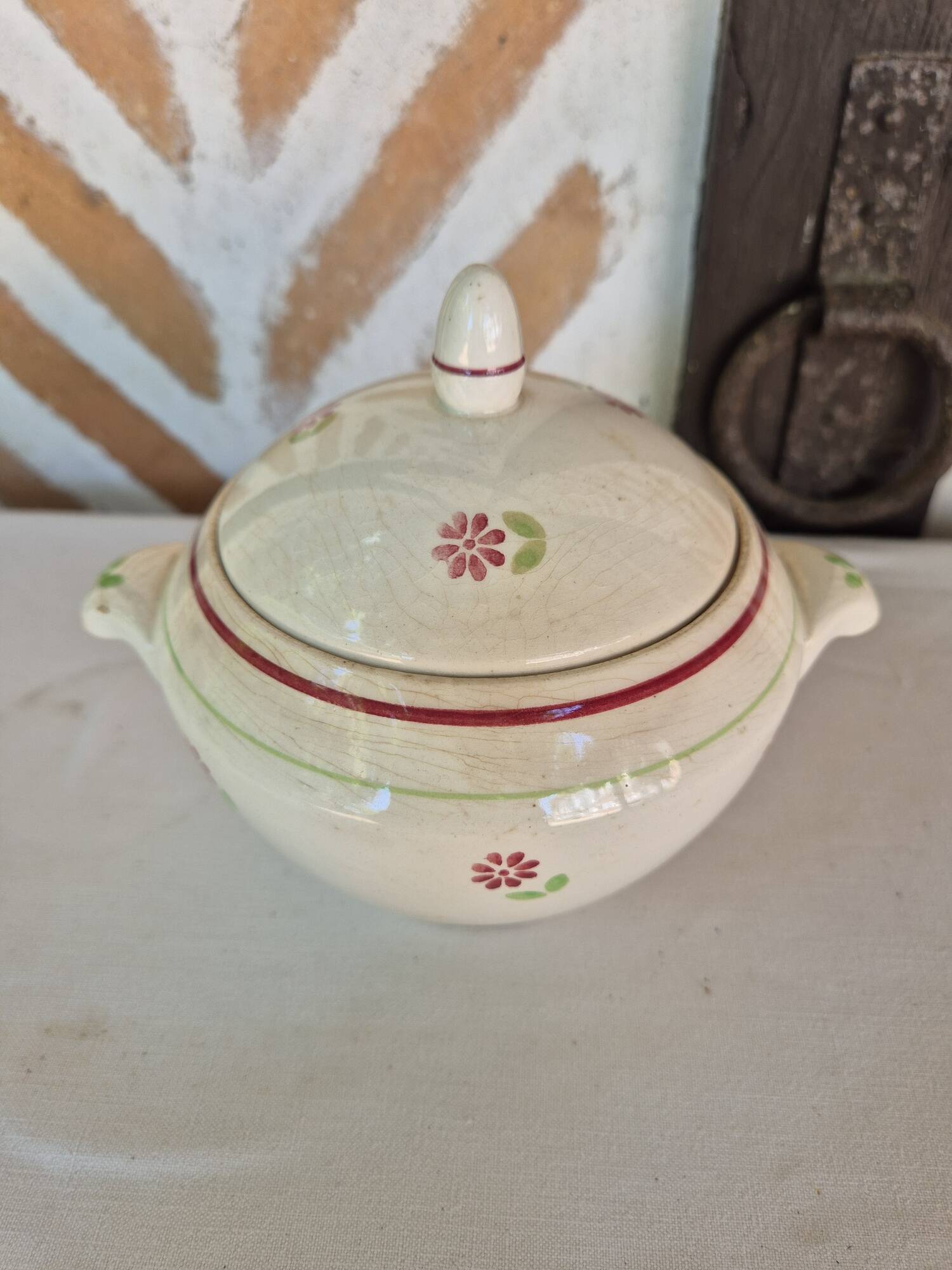 Gien Christiane sugar bowl + free saucer