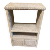 Vintage white wicker furniture