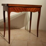 Mahogany game table in the Louis XV style