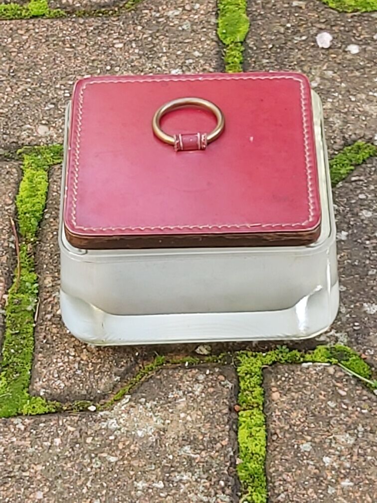 Leather and glass box kirby beard and co piqué saddler