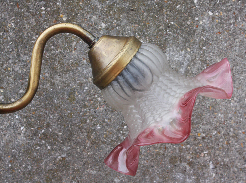 Superbe lustre 1920 - Art Nouveau laiton ciselé