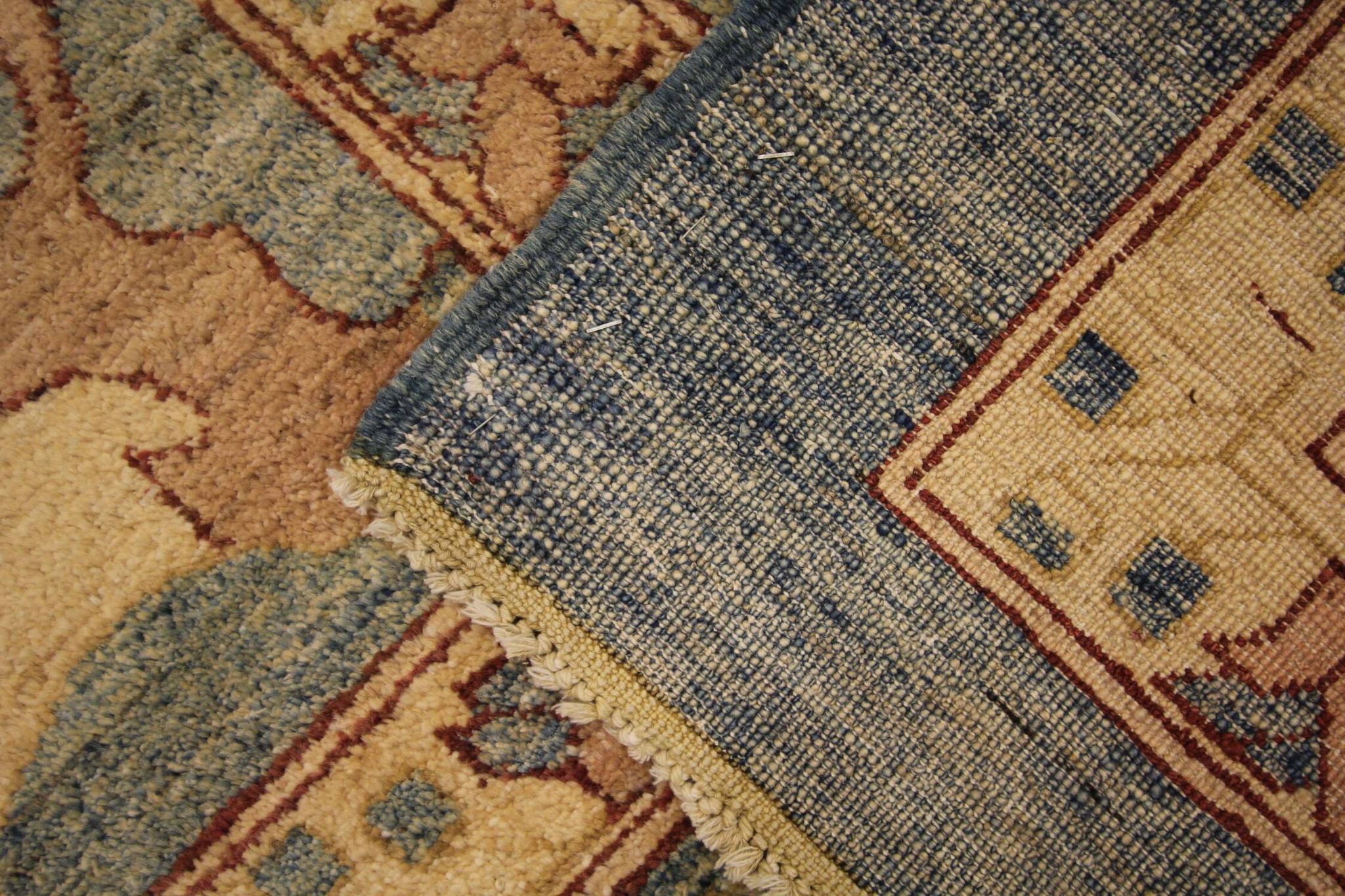 Tapis traditionnel vintage persan Ziegler tissé à la main Tapis de salon en laine