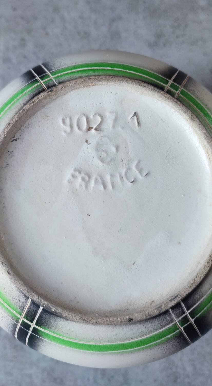 Saint Clément France earthenware vase