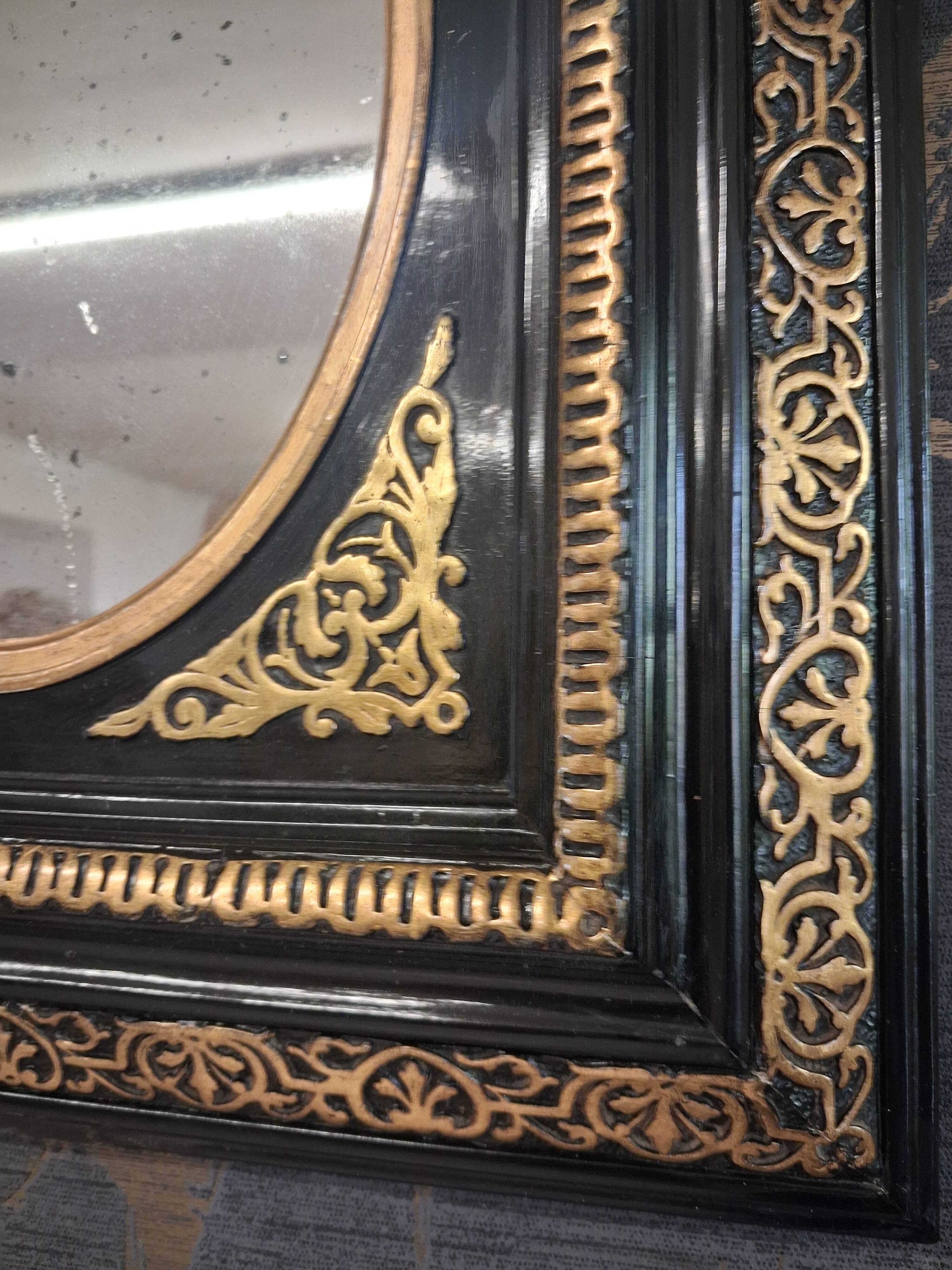 Mirror from the Napoléon III era 45 x 39