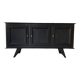 60s brutalist black sideboard
