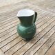 Antique Emile Henry green ceramic carafe