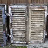 Set of 10 PAIRS of antique 19th-century shutters
