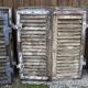 Suite de 10 PAIRES de volets anciens XIXème