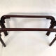 Vintage black/red wood console