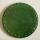 Green glazed clay trifle 1950 Aegitna Vallauris