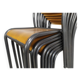 8 school chairs