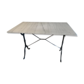 Vintage marble bistro table in the 1960s