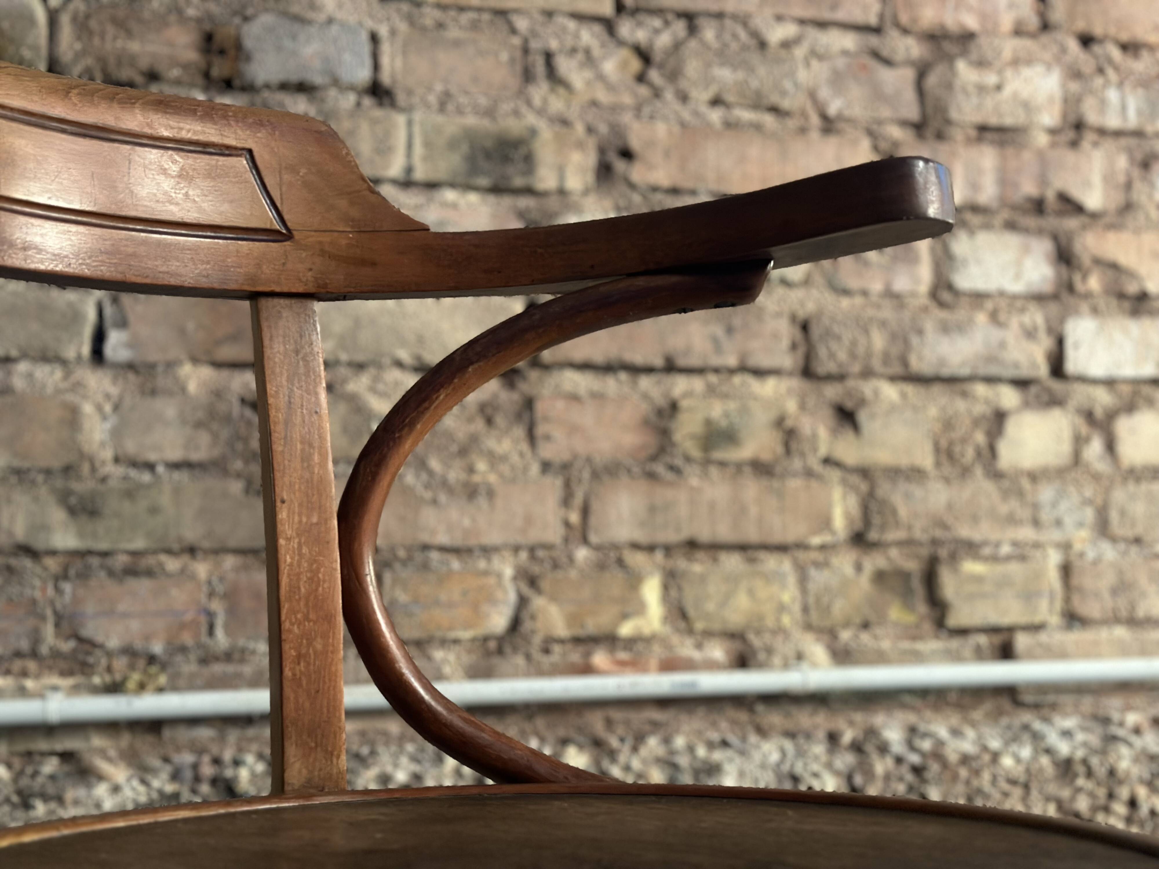 Beech armchair J&J Kohn