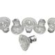 Art Deco vodka glasses, former Czechoslovakia, 1930s, set of 6