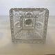 Antique moulded glass candlestick