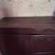 Old Breton oak sideboard – 2 doors, 2 drawers