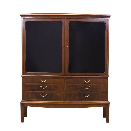 Walnut cupboard, Danish design, 1960s, production: Denmark