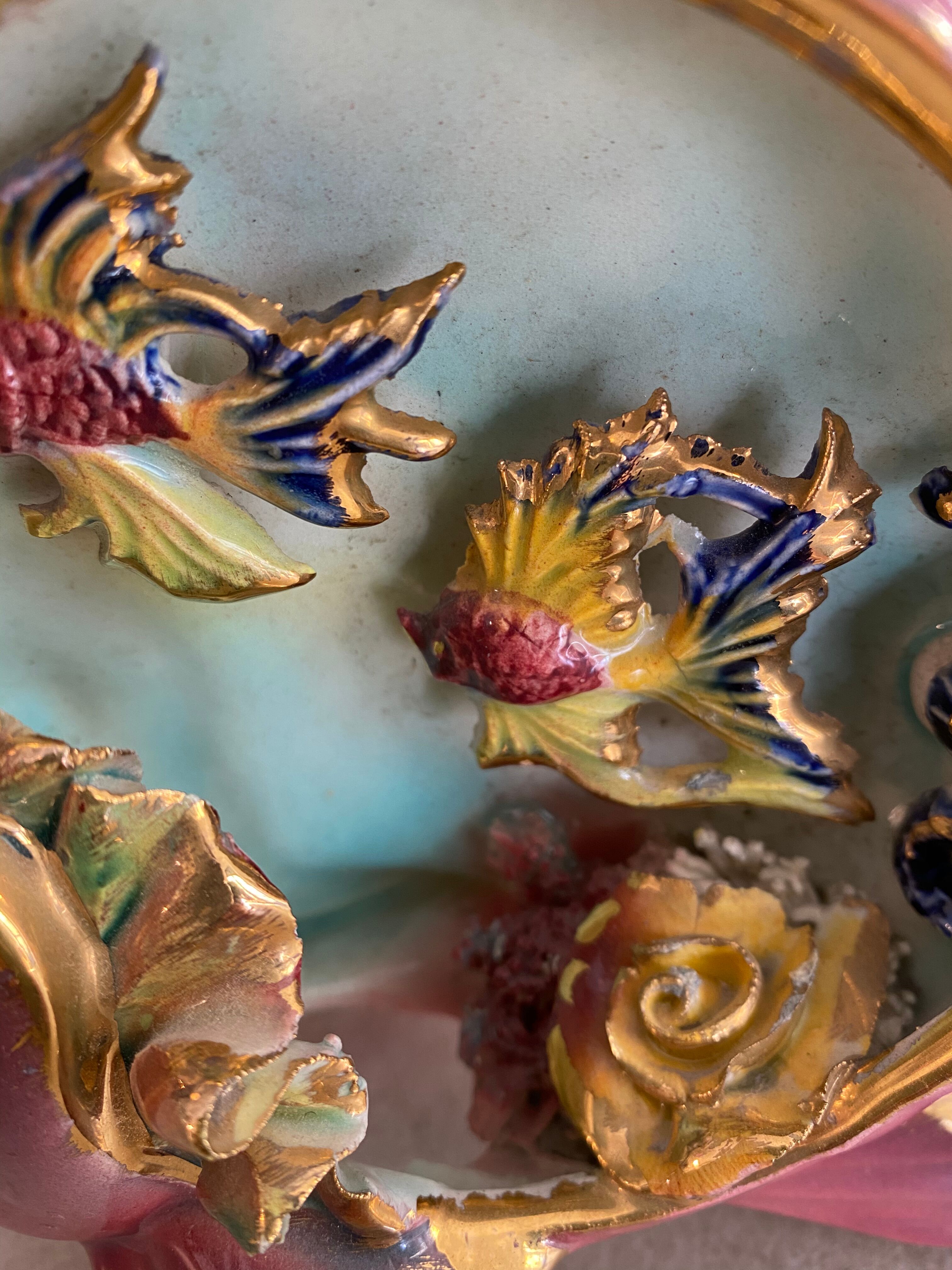 Vallauris ceramic lamp