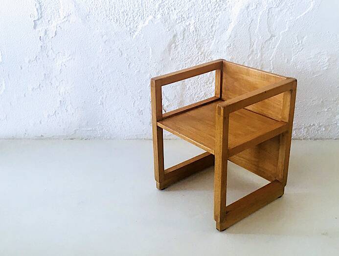 Children's armchair or table, 1950s