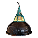 „Alma“ ukrainische Industrie Lampe Grün / Schwarz