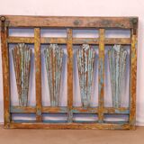 Old decorative panel - Art Deco railing in Burmese teak