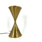 Mid century brass table lamp model Clessidra by Angelo Lelli for Arredoluce