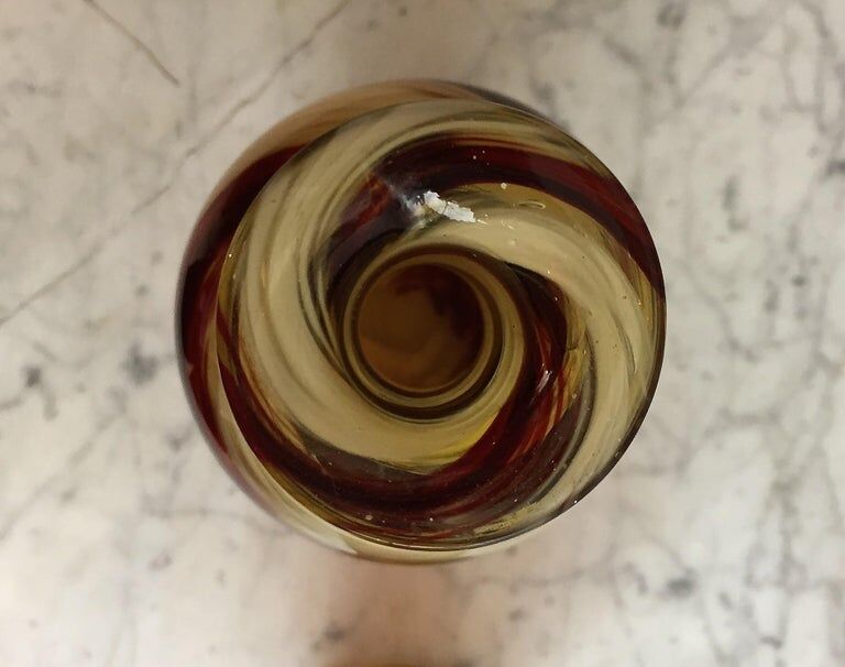 Pair of Murano inspired vase, nineteenth century