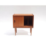 Small vinyl storage cabinet, Scandinavian vintage