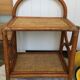 Rattan bedside table