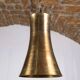 Paire de suspensions en laiton, forme sablier, 1960
