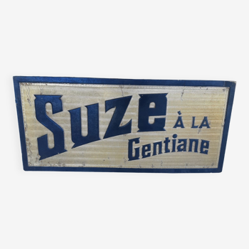 Cartonné Suze advertising plate