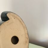 Lampe MOA en céramique noire et jaune