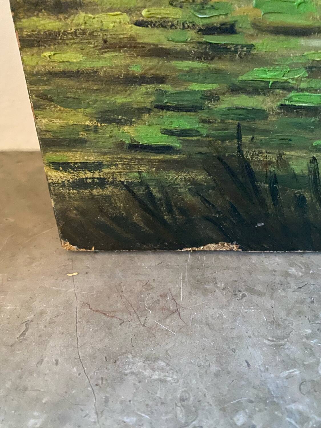 Ancient landscape signed