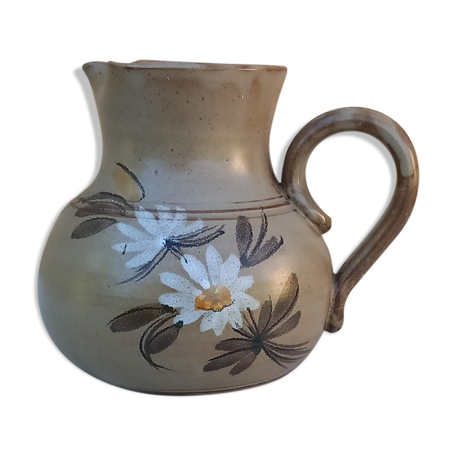 Pitcher in flowery sandstone