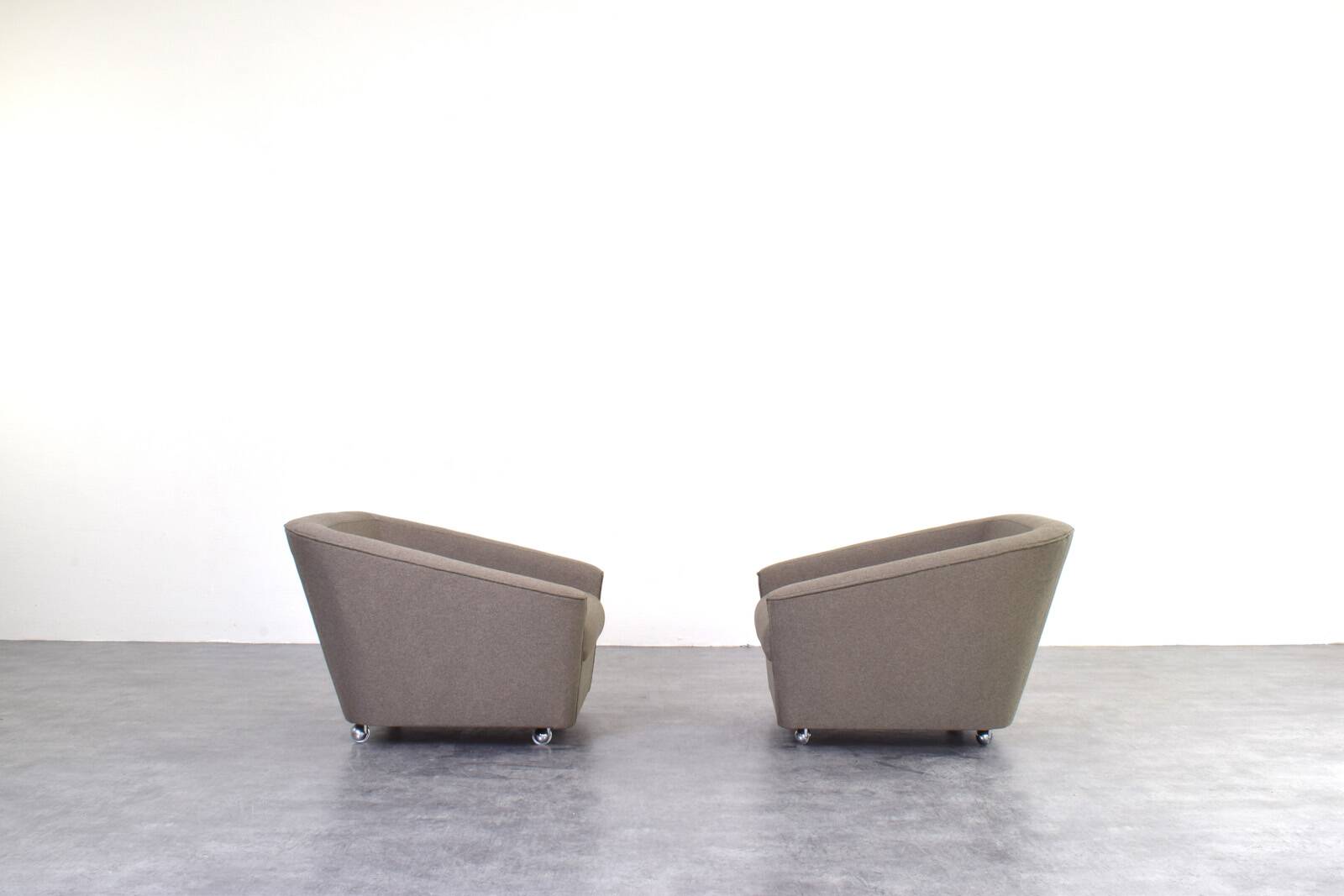 Fauteuils de salon allemands de l'ère spatiale, années 1960, lot de 2
