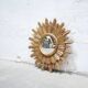 Vintage witch's eye sun mirror 53cm x 53cm