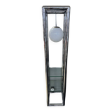 70's chrome design floor lamp shelf