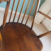 Chair & Armchair Set with Slats 1960 — Attributed to Ercol Goldsmith (St