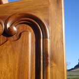Walnut wardrobe in Louis XV style