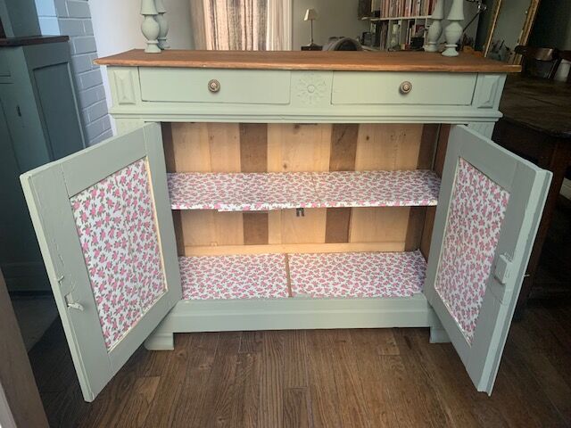 Parisian buffet with shelves