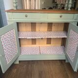 Parisian buffet with shelves