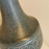 Blue ceramic table lamp, estimated 1960s. Danish, design.