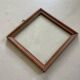 Small old square wooden frame 14x14cm