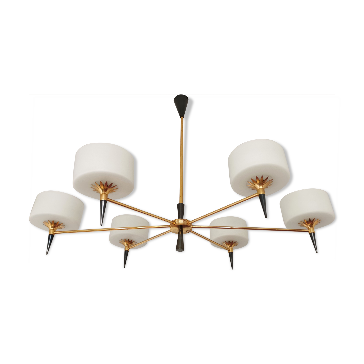 Chandelier 1950 modernist design arlus lunel