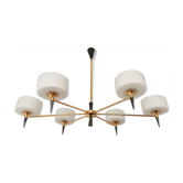 Chandelier 1950 modernist design arlus lunel