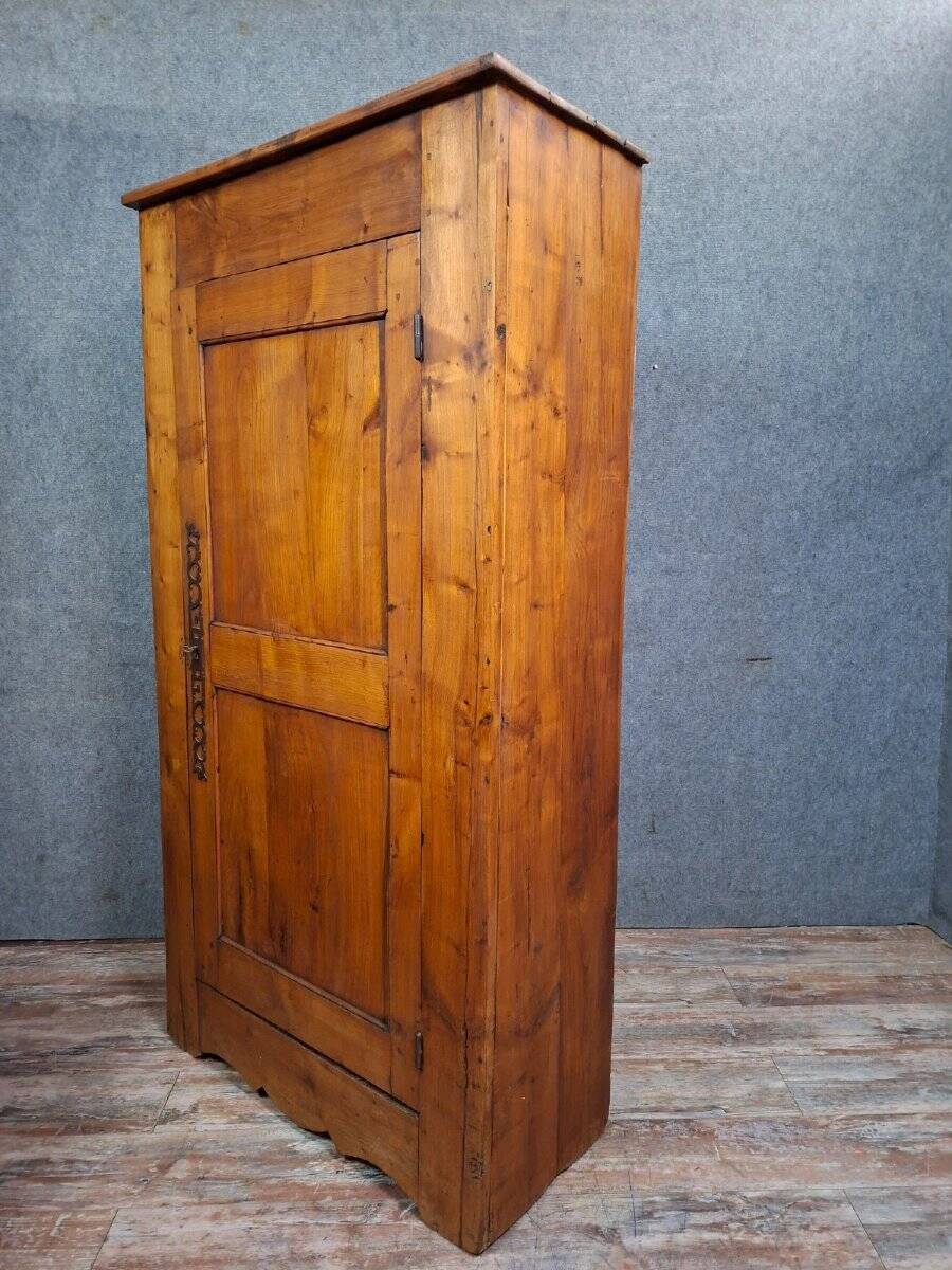 Armoire / Bonnetière rustique en bois massif – XVIIIeme - Sapin