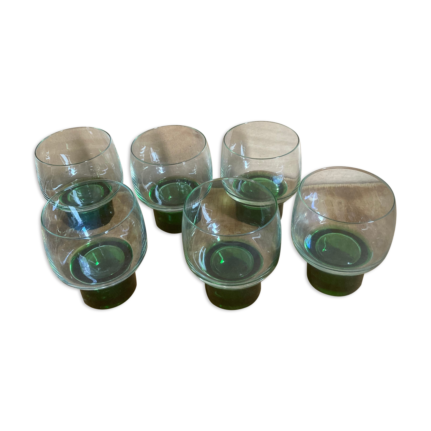 6 Luminarc water glasses