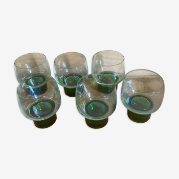 6 Luminarc water glasses