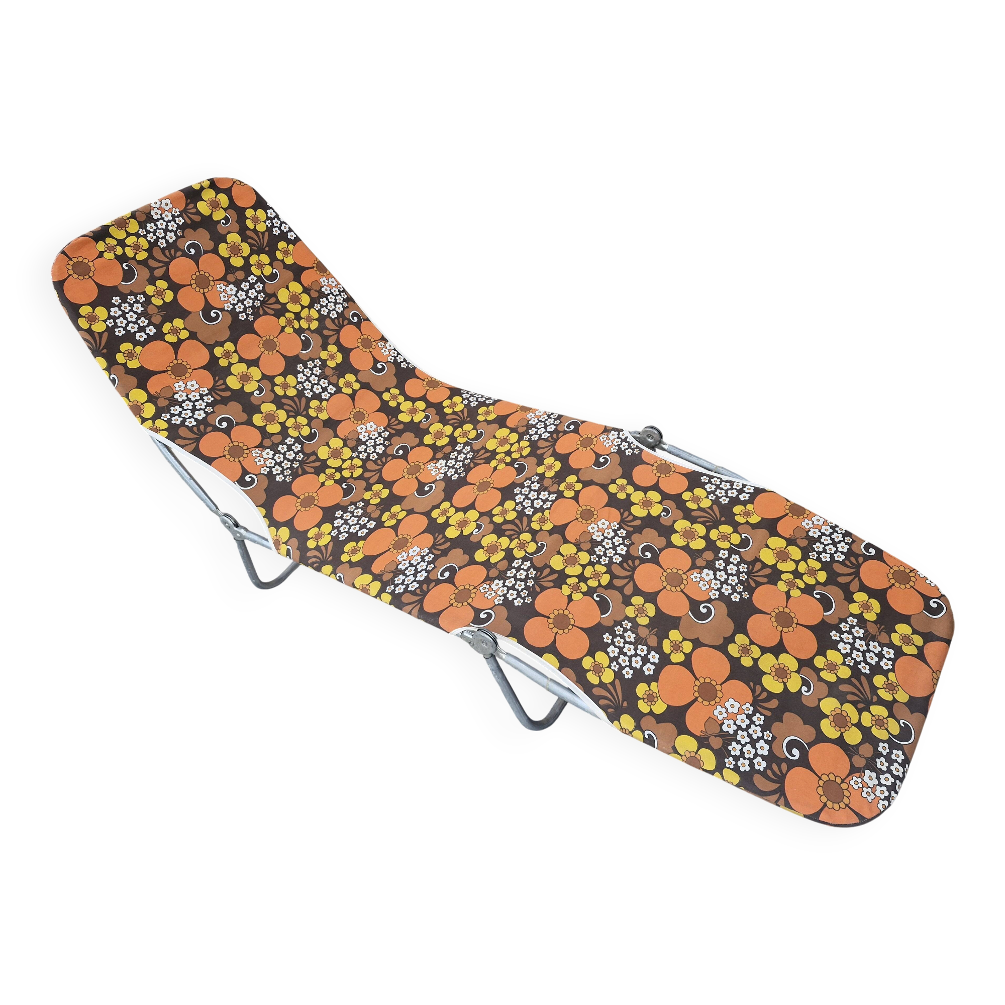 Folding chaise longue - Vintage from the 70s "K Kettler Made in West Germany"
