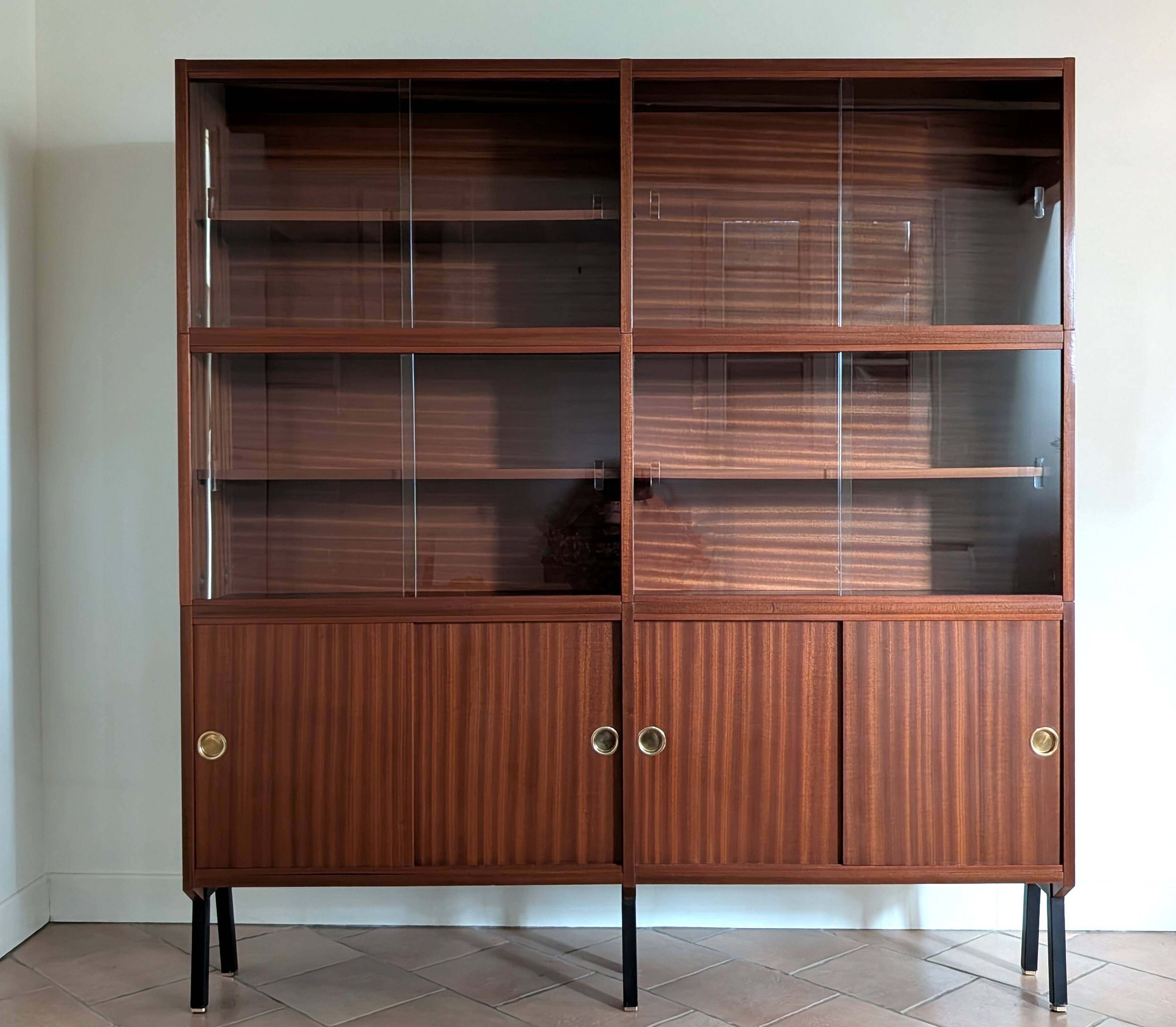 Buffet vitrine bibliothèque 60'